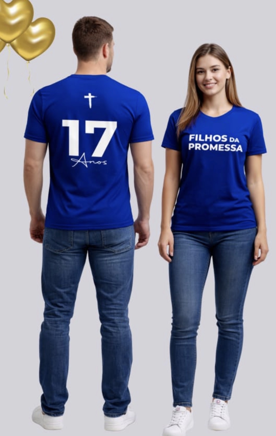 Camiseta Tradicional Adulto 17 Anos