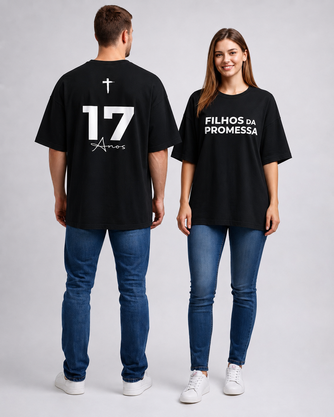 Camiseta Oversized Adulto 17 Anos