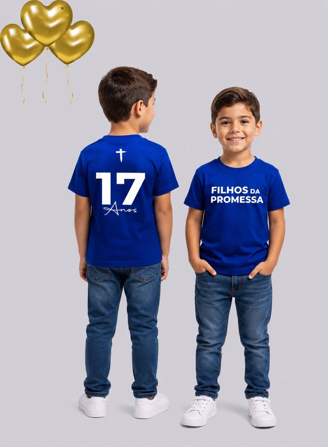 Camiseta Infantil 17 Anos